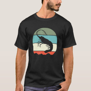 Garnelen Meeresfrüchte Vintage Schalentiere Garnel T-Shirt