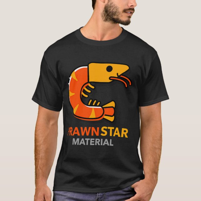 Garnelen Star Material BBQ T-Shirt (Vorderseite)