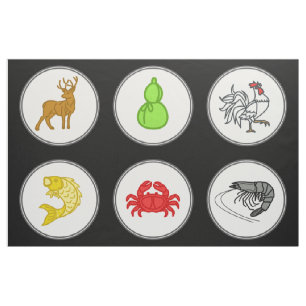 Garnelen, Taschenkrebse / Vietnamesen Stoff