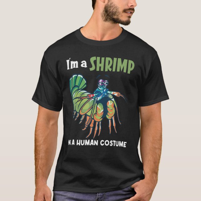 Garnelen Tierschutz Niedlich Peacock Mantis Shr T-Shirt (Vorderseite)