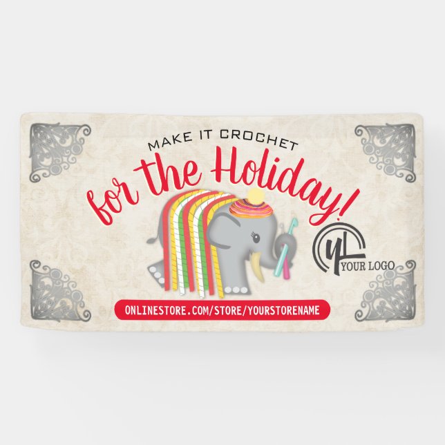 Garnelenhaar Weihnachtsgeschenk Banner (Horizontal)