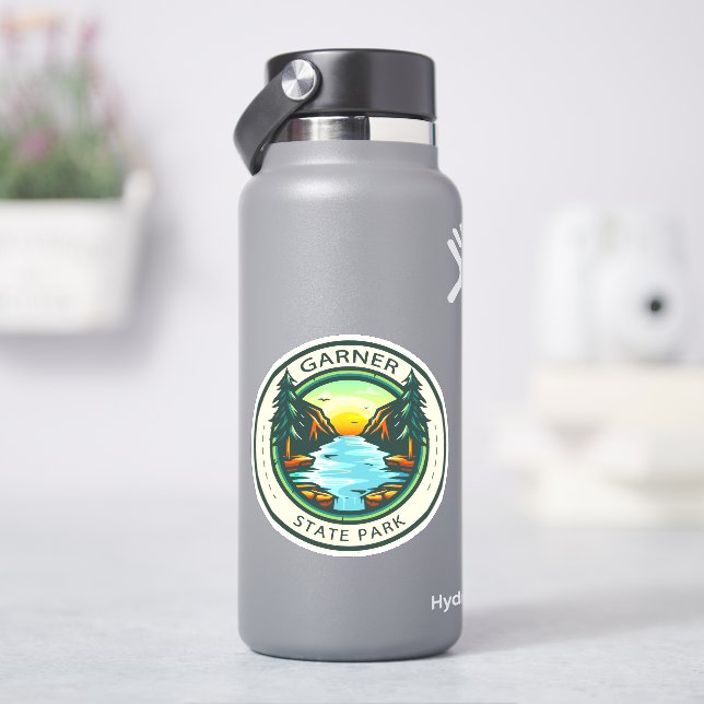 Garner Staat Park Texas Abzeichen Aufkleber (HydroFlask)