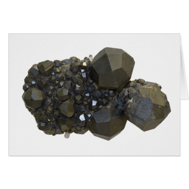 Garnet in natürlicher Form (Vorderseite (Horizontal))