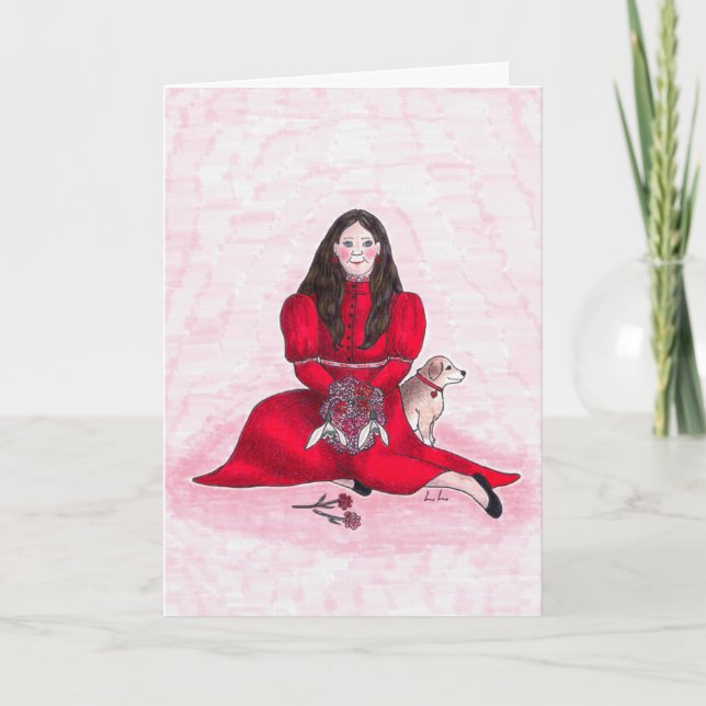 Garnet - Januar Geburtstag Karte (Vorderseite)