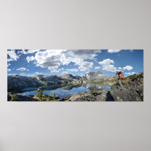 Garnet Lake and Banner Peak - John Muir Trail Poster