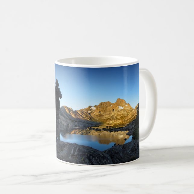 Garnet Lake Sunrise - John Muir Trail Kaffeetasse (VorderseiteRechts)