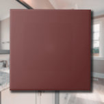 Garnet Solid Color | Classic | elegant Fliese<br><div class="desc">Garnet Solid Color | Classic | elegant | Trendy | Stilvoll | Geschenk</div>