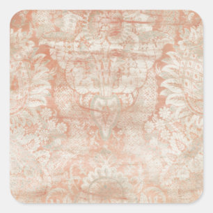 Garnet Weft Quadratischer Aufkleber