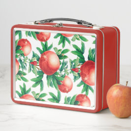 Garnetmuster Metall Brotdose