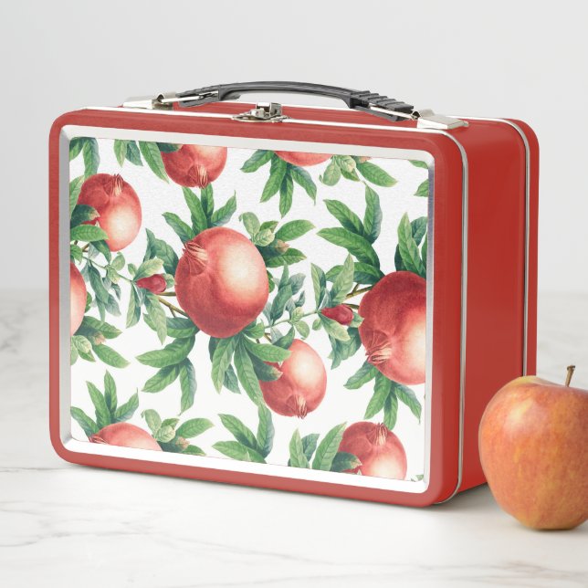 Garnetmuster Metall Brotdose (Beispiel)