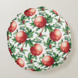 Garnetmuster Rundes Kissen