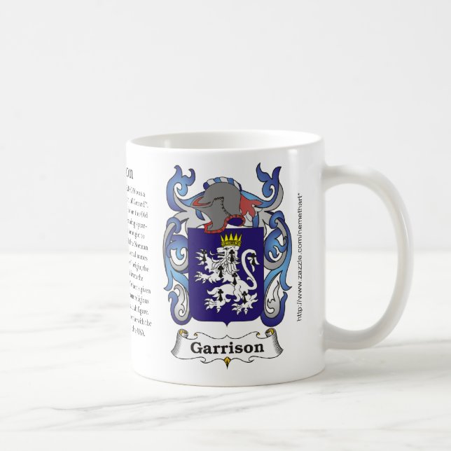 Garnison-Familien-Wappen Tasse (Rechts)