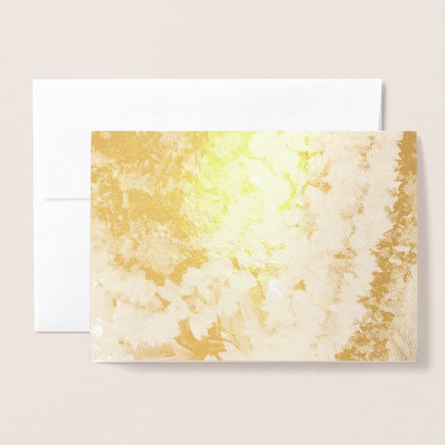 Garnland der indischen Blume Folienkarte (Vorderseite mit Umschlag)