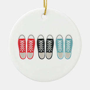 Garnschuhe Keramik Ornament