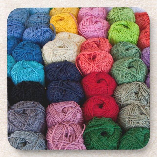 Garnspuren Untersetzer (Vorderseite)