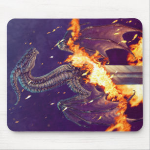 Garon Whited Nightlord Brandfackel Mousepad