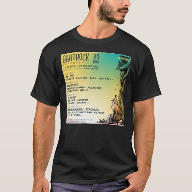 Garorock Festival 2022   T-Shirt (Vorderseite)