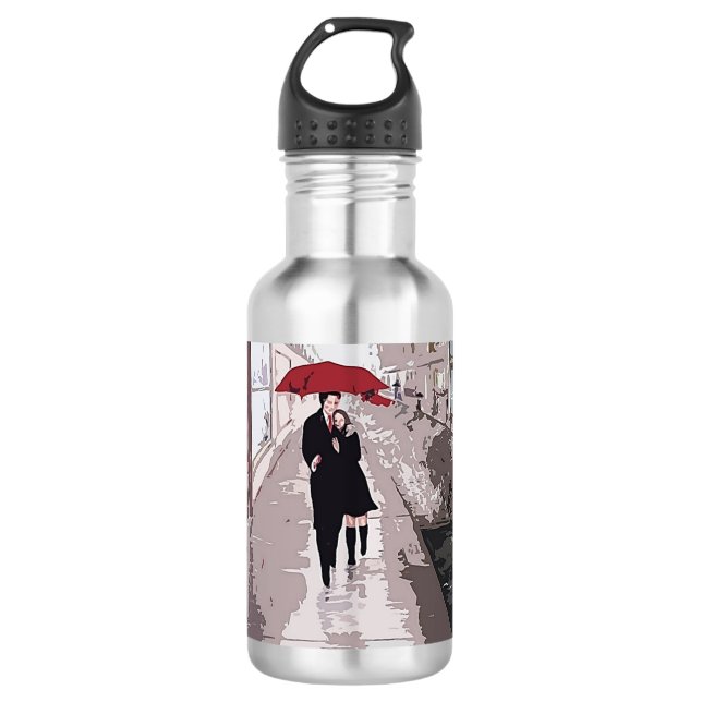Garrafa arte moderna edelstahlflasche (Vorderseite)