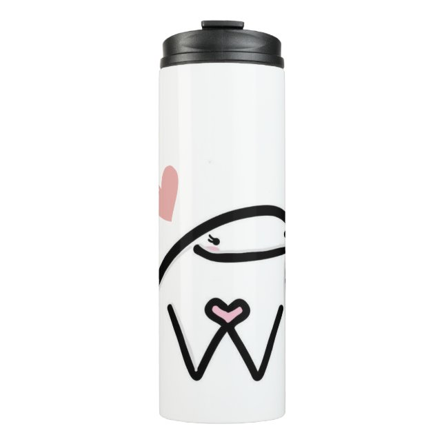 Garrafa estampa fofa thermosbecher (Vorderseite)