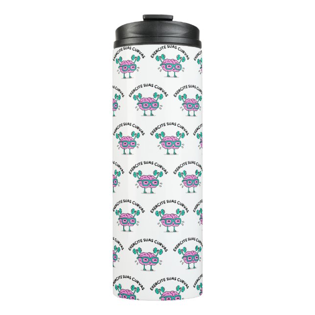 Garrafa Térmica Exercite Suas Curvas Thermosbecher (Vorderseite)