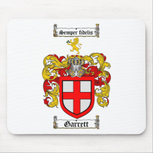 GARRETT FAMILIENWAPPEN - GARRETT WAPPEN MOUSEPAD