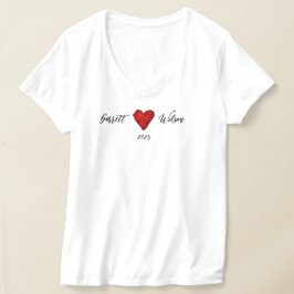 Garrett Wilson Heart Damen T-Shirt