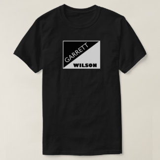 Garrett Wilson Schwarz und Weiß T-Shirt