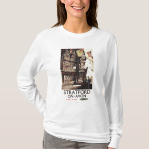 Garrick Gasthaus-und Harvard-Haus-Schienen-Plakat T-Shirt