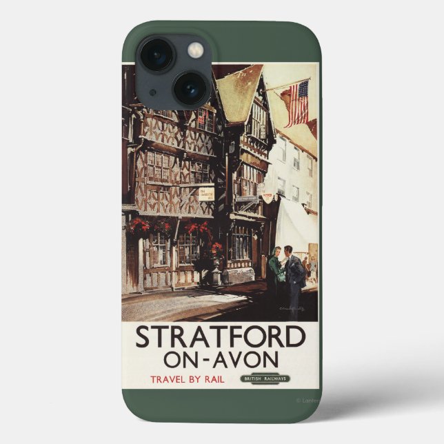 Garrick Inn und Harvard House Rail Poster Case-Mate iPhone Hülle (Rückseite)