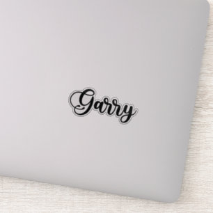 Garry Name - Handgeschriebene Kalligrafie Aufkleber