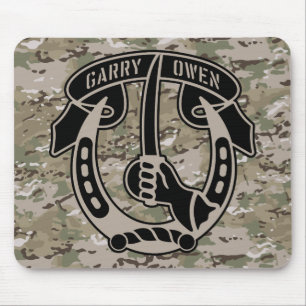 Garry Owen 7. Kavallerie-Emblem Mousepad