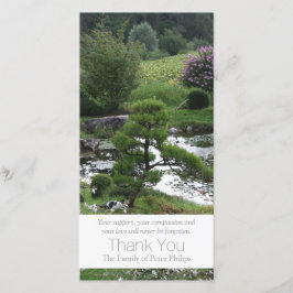 Garten 3 mit Katzen-Beileid danken Ihnen 3 Dankeskarte