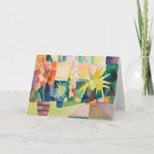 “Garten am Thunersee” Kunst-Grußkarte Karte