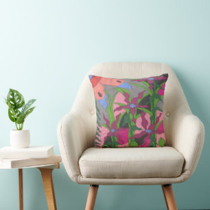 Garten am Twilight Throw Kissen