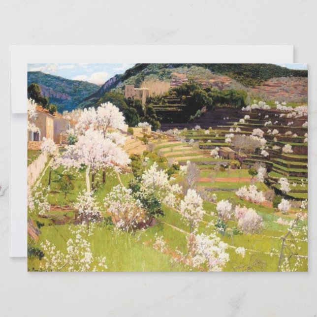 Garten auf Mallorca Karte (Vorderseite)