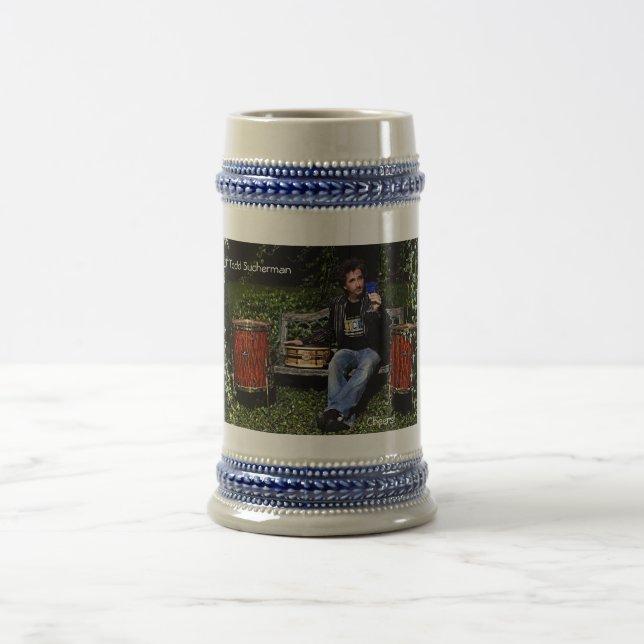 Garten-Bank-"Beifall-" Bier Stein Todds Sucherman Bierglas (Mittel)