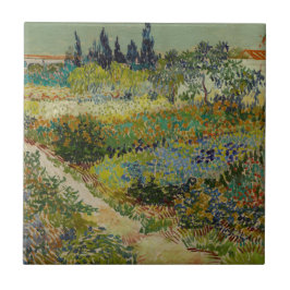 Garten bei Arles durch Vincent van Gogh Fliese