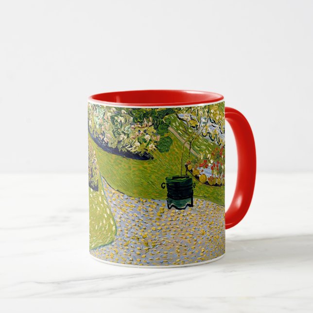 Garten bei Auvers, Vincent van Gogh Tasse (VorderseiteRechts)