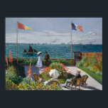 Garten bei Sainte-Adresse (1867) Claude Monet Art Poster<br><div class="desc">Garden at Sainte-Adresse (1867) - Post-Impressionismus Ölgemälde von Claude Monet Sainte-Adresse, einem Stranddorf neben Le Havre, wo der berühmte postimpressionistische Künstler Claude Monet und seine Familie den Sommer 1867 verbrachten. Für dieses gemütliche, sonnige Bild der modernen Freizeit nutzte Monet seinen Vater (der in einem Panamahut dargestellt ist) und andere Familienmitglieder...</div>