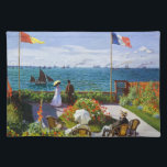 Garten bei Sainte-Adresse, 1867 Claude Monet Tischset<br><div class="desc">Garten bei Sainte-Adresse,  1867 Claude Monet cool,  alt,  Meisterwerk,  fein,  retored,  impressionismus,  farbe,  gemalt,  lebendig,  gesättigt,  farblich,  schön,  schön,  schön,  Qualität,  hoch,  Auflösung,  Landschaft,  Landschaft,  Landschaft,  Post,  Dekoration,  Farben,  Paris,  France,  erneuert besten,  Verkäufer,  farbig,  billig</div>