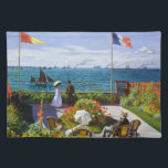 Garten bei Sainte-Adresse, 1867 Claude Monet Tischset<br><div class="desc">Garten bei Sainte-Adresse,  1867 Claude Monet cool,  alt,  Meisterwerk,  fein,  retored,  impressionismus,  farbe,  gemalt,  lebendig,  gesättigt,  farblich,  schön,  schön,  schön,  Qualität,  hoch,  Auflösung,  Landschaft,  Landschaft,  Landschaft,  Post,  Dekoration,  Farben,  Paris,  France,  erneuert besten,  Verkäufer,  farbig,  billig</div>