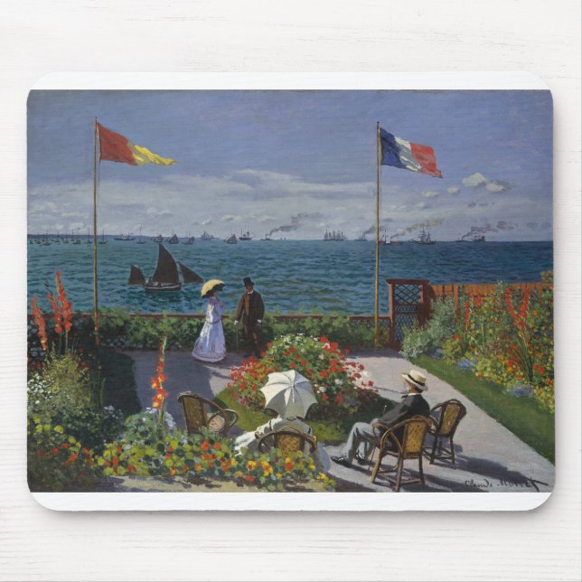 Garten bei Sainte-Adresse (1867) Mousepad (Vorne)