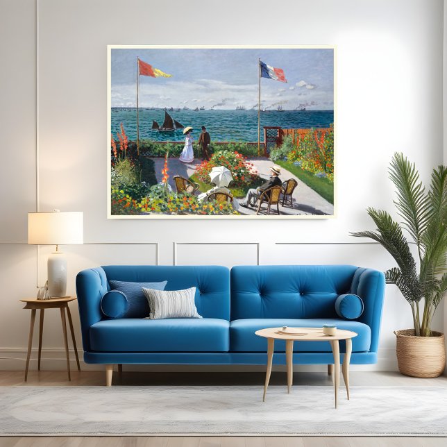 Garten bei Sainte-Adresse, Monet Poster (Von Creator hochgeladen)