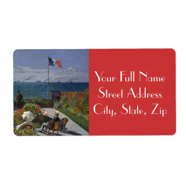 Garten bei Sainte-Adresse von Claude Monet (Vorne)
