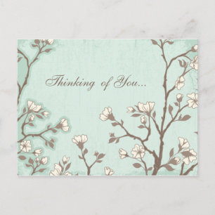 Garten - Beileid Postkarte