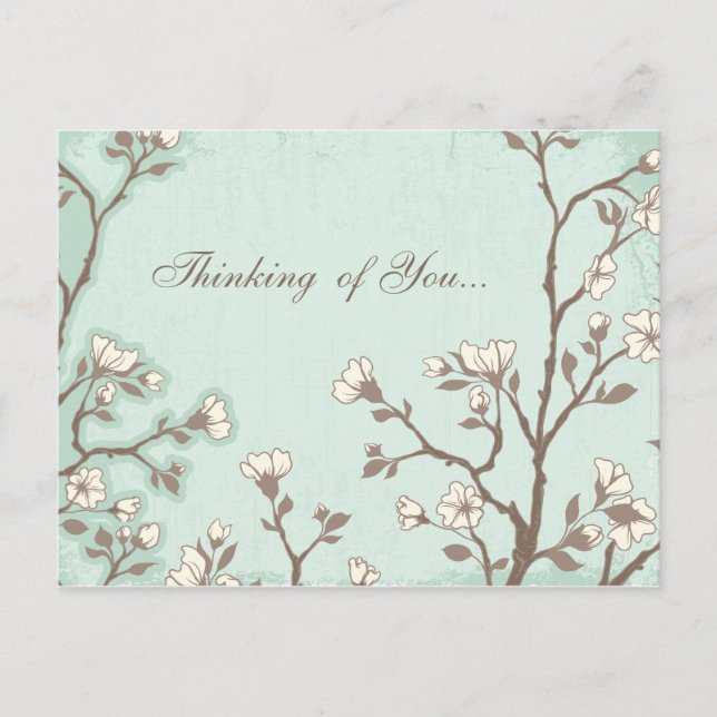 Garten - Beileid Postkarte (Vorderseite)