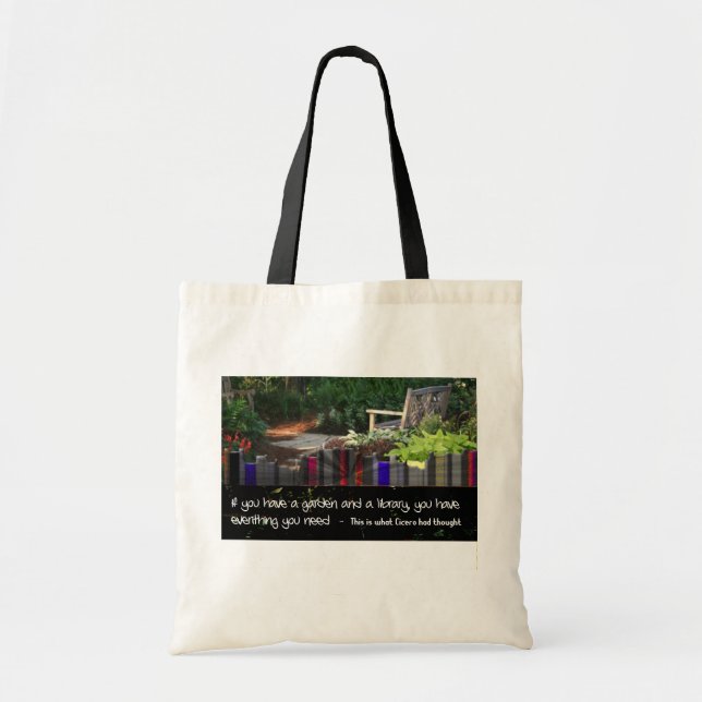 Garten-Bibliothek Tragetasche (Vorne)