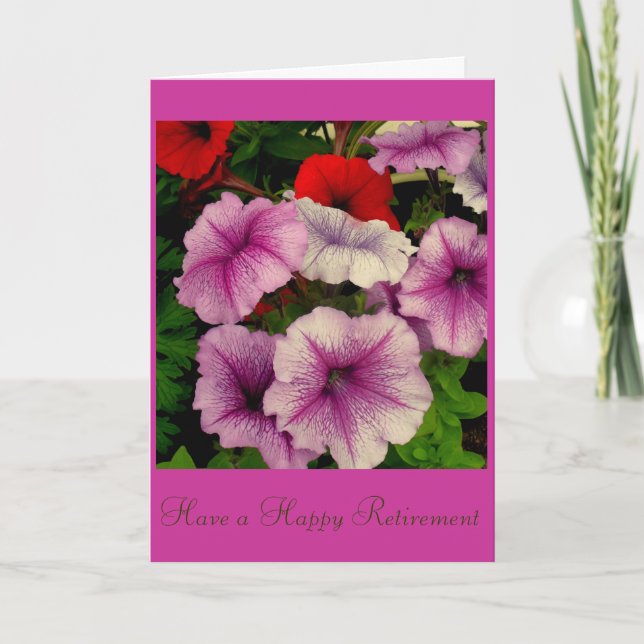 Garten-Blumen Karte (Vorderseite)