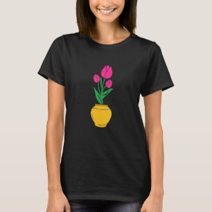 Garten Bunt Gärtner Tulpe Gärtnerei T-Shirt