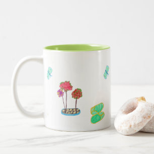 Garten Cartoon Tasse